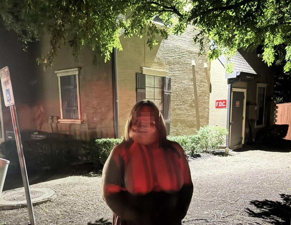 Pic #1 Walking around the apartment complex