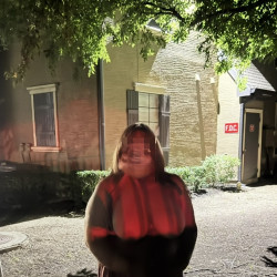 Walking around the apartment complex