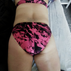 My hairy wife in a swimsuit