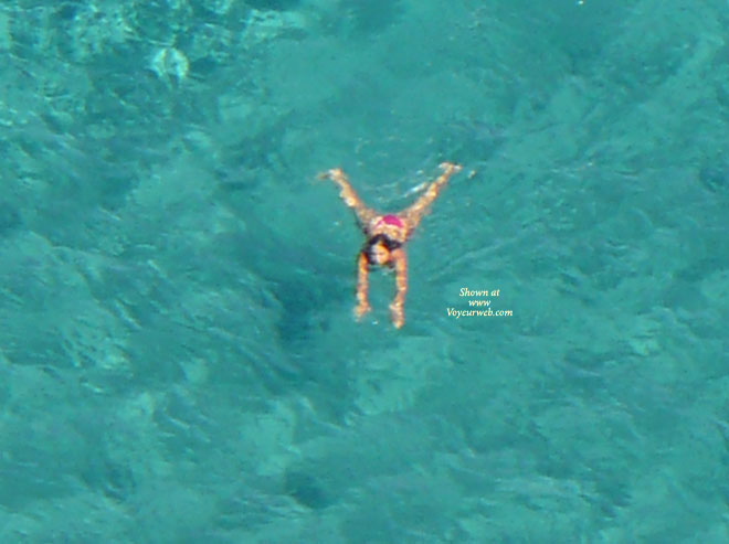 Pic #1 Boobs Over Clear Waters...