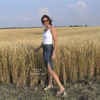 Pic #1 Farmer's Wife Goes to Wheat Field