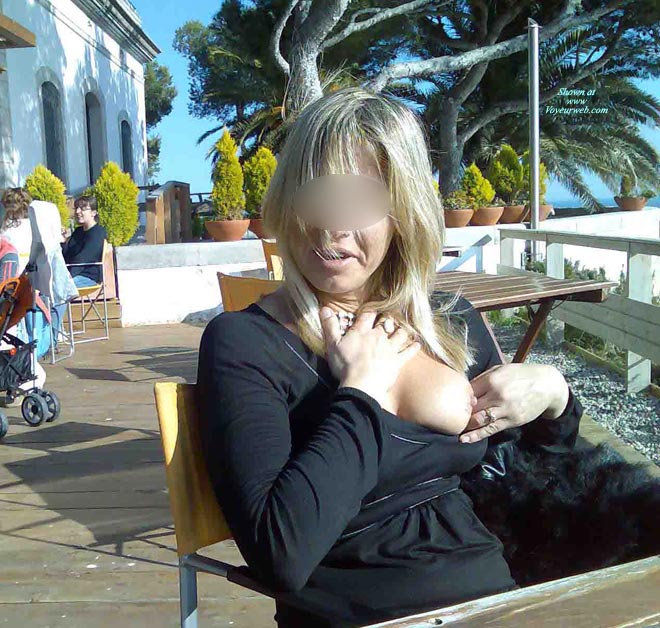 Pic #1My Hot Uk Wife In Spain Holidays
