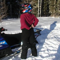 Pic #1 Crazy Canuck (she) Sledding #2