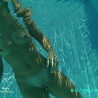 Nude Underwater Shot - Hard Nipple, Small Tits, Tan Lines, Naked Girl, Nude Amateur , Pool Pussy, Underwater Nude, Full Frontal