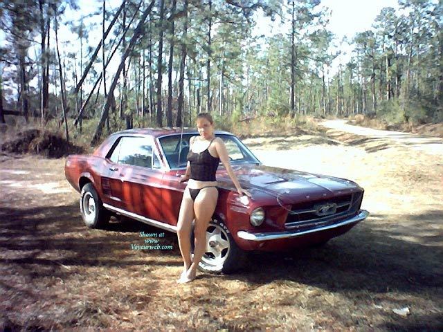Pic #1Nudist Dee And Our 67 Mustang