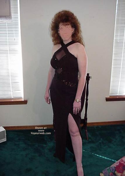 Pic #1Redhead Housewife Formal Dress