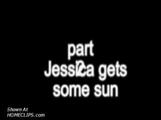 Pic #1Jesssica Gets Some Sun Part 2