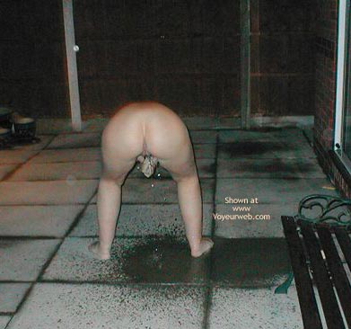 Pic #1Peeing On The Patio