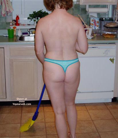 Pic #1Wife,  of 2 Cleaning House