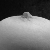 Nipple In Black&amp;white , Close-up Tit, Close-up Of Breast, Black And White Photo, Hard Nipple, Nice Nipple, Really Hard Nipple, Full Breast