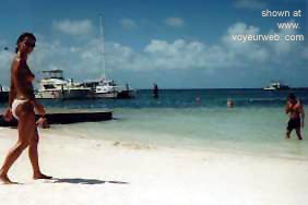 Pic #1 Wife Topless Underwater