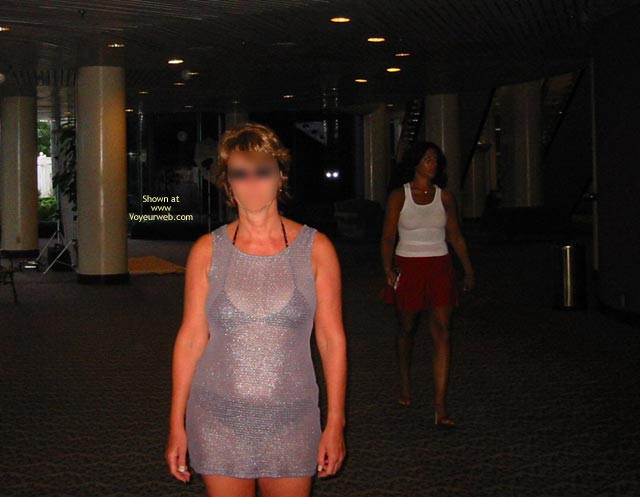 Pic #1 Renee In A Transparent Dress